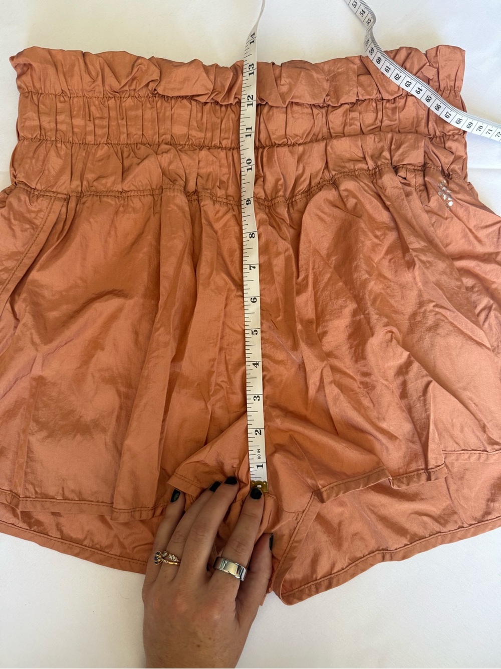 Free People Movement The Way Home Shorts in Rust Orange Size Large - Picture 10 of 11
